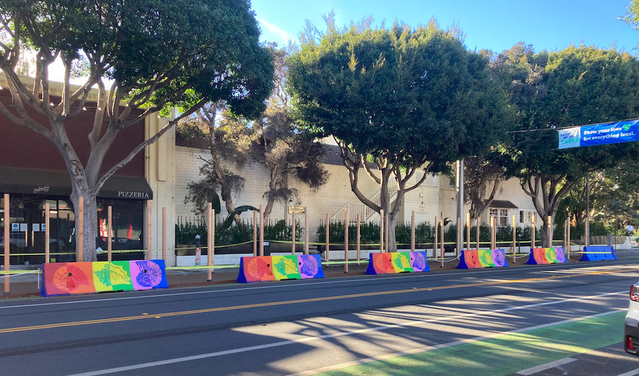 Beautify manages Santa Monica's street art project on traffic barricades