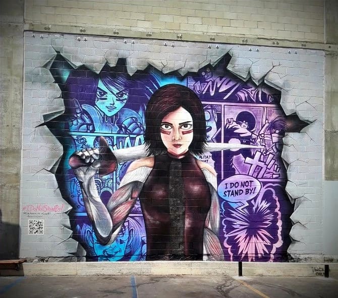 Portrait mural by David Puck
