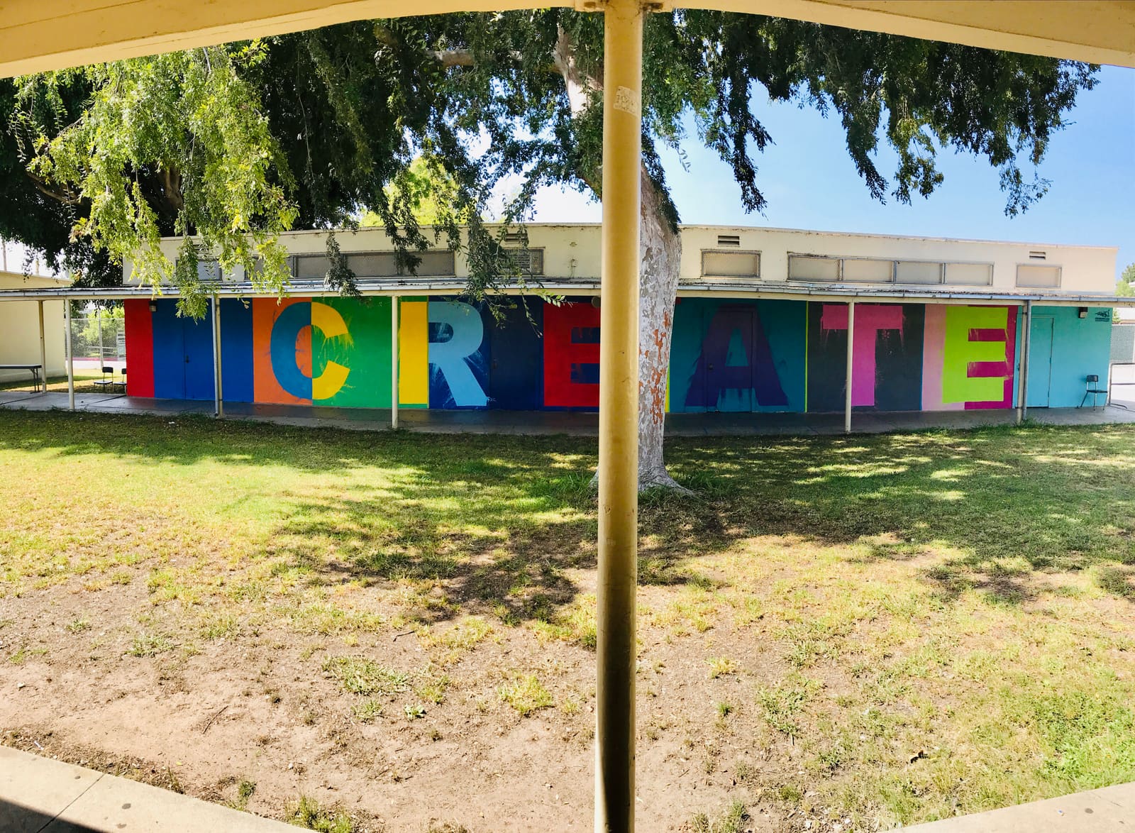 AT&T helps bring a splash of color to Mark Twain Middle School