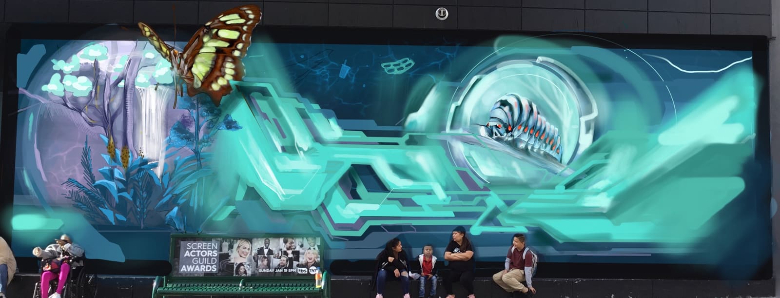 Sponsored Mural Open for Wall Applications