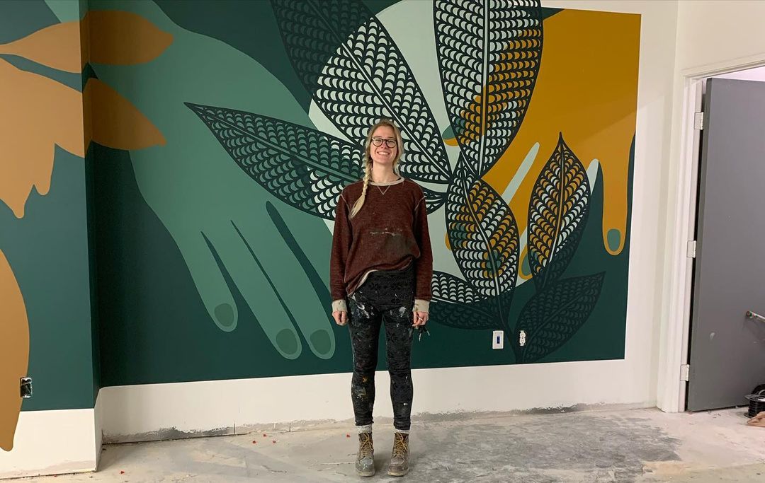 Beautify connects Avocado Mattress with muralists to transform its new HQ inside and out — project photo